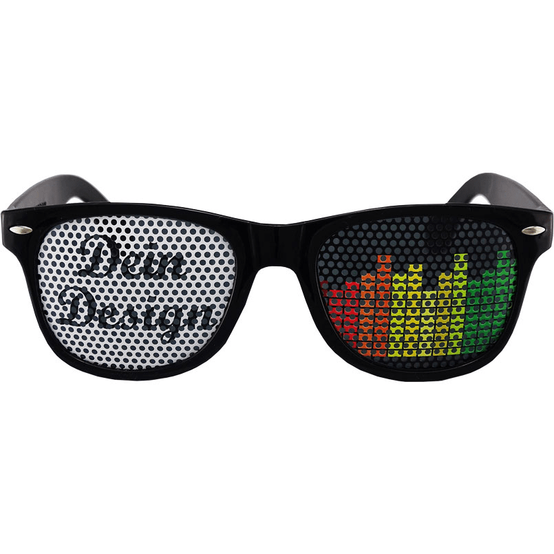 Brille Nerd Front Lochfolie