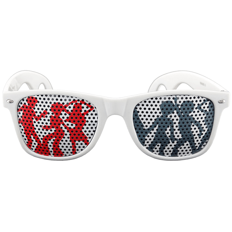 Brille Multitool Front Lochfolie