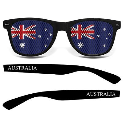 brille australien collage schwarz