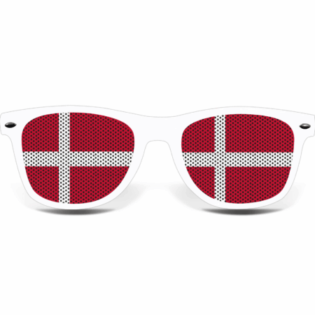 brille collage Daenemark white