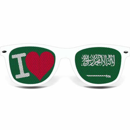 brille collage Saudiarabien love white