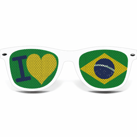 brille collage brasil love weiss