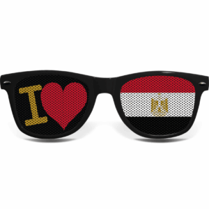 Ägypten Fanbrille I LOVE S – Bild 2
