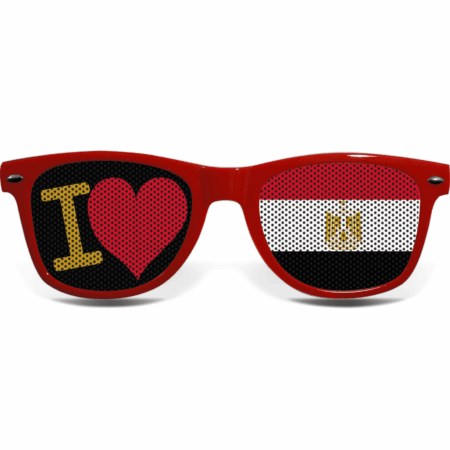 brille collage egypt love rot