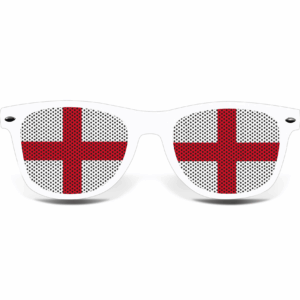 England Fanbrille (weiß) – Bild 2
