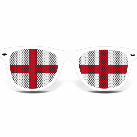 brille collage england weiss