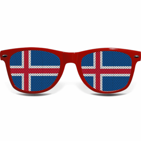 brille collage island red