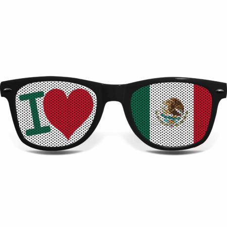 brille collage mexiko love black