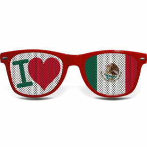Mexiko Brille I LOVE R – Bild 2