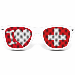 Schweiz Fanbrille I LOVE W – Bild 2
