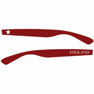 England Brille (rot) – Bild 3