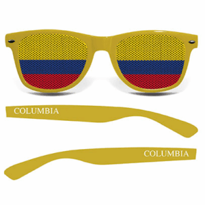 Kolumbien Fanbrille Ge