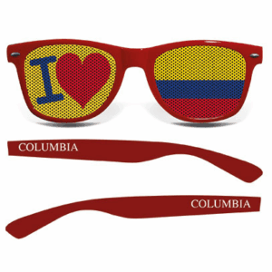 Kolumbien Brille I LOVE Ge
