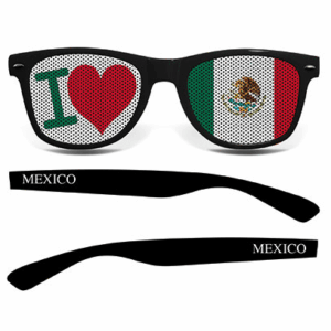Mexiko Fanbrille I LOVE S