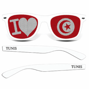 Tunesien Fanbrille I LOVE W