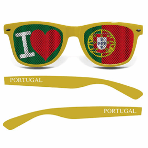 Portugal Fanbrille I LOVE Ge