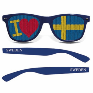 Schweden Fanbrille I LOVE B