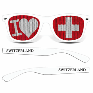 Schweiz Fanbrille I LOVE W