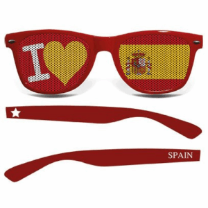 Spanien Brille I LOVE (rot)