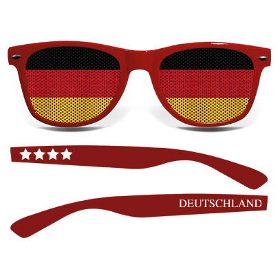 brille de collage rot