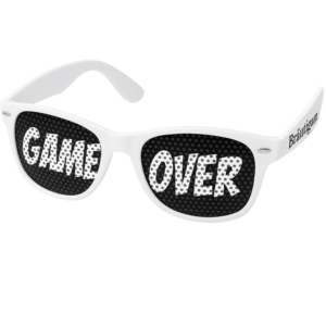 JGA Brille Game Over Glas & Bügel gestalten